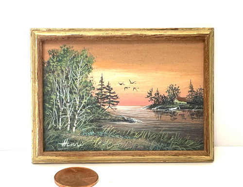 Signed dollhouse miniature - dollhouse,